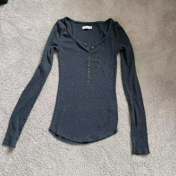 Abercrombie & Fitch Tops - Abercrombie & Fitch long sleeve luxe cozy t-shirt
